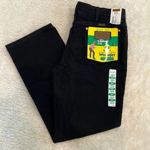 WRANGLER Slim Fit Cowboy Cut black jeans 35 x 30 BNWT